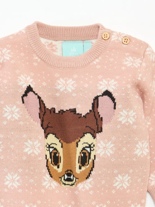 Jersey cálido 'Disney' 'Bambi' de punto - Kiabi