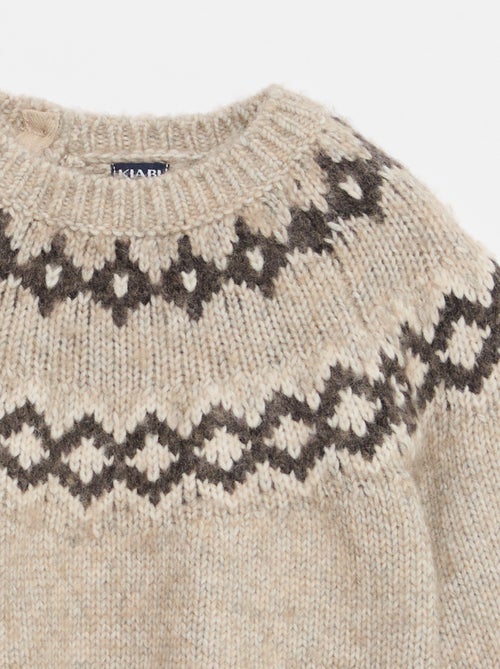 Jersey cálido jacquard - Kiabi