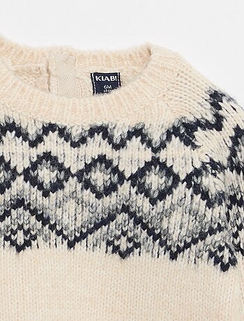 Jersey cálido jacquard