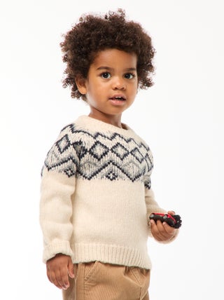 Jersey cálido jacquard