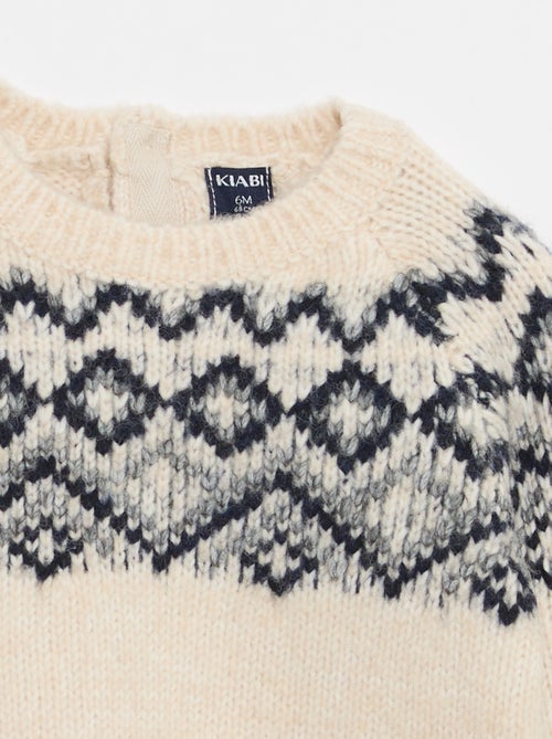 Jersey cálido jacquard - Kiabi