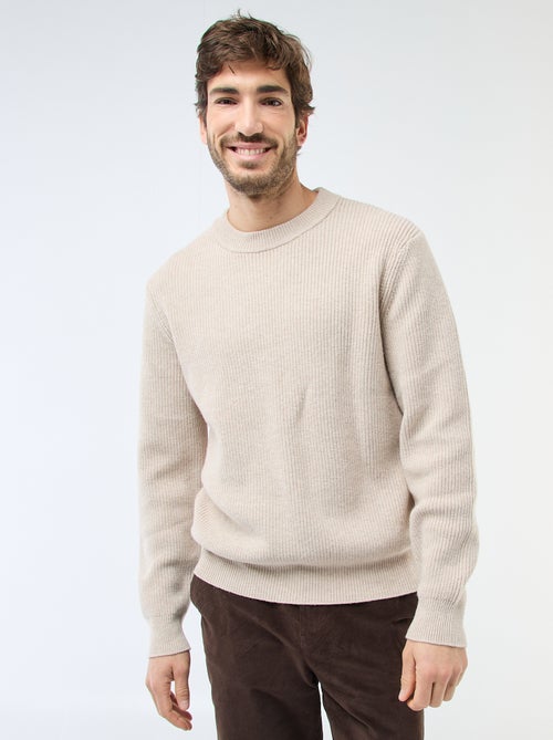 Jersey cálido liso - Kiabi