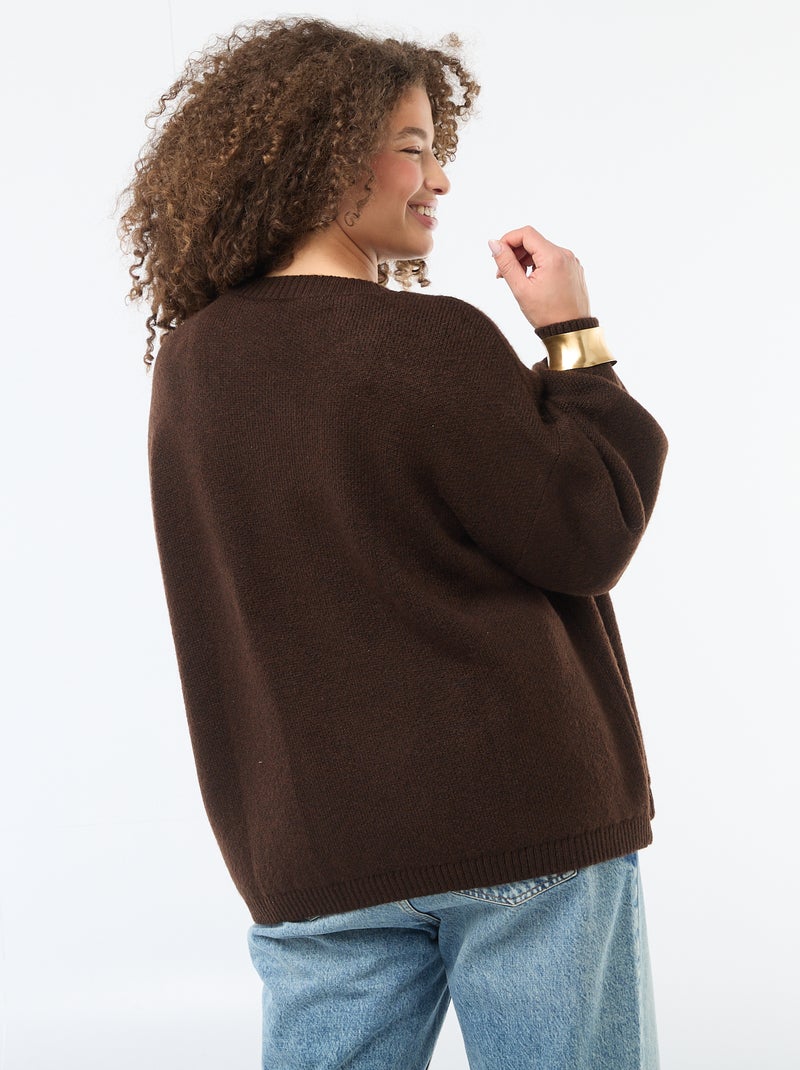 Jersey cálido Marron - Kiabi