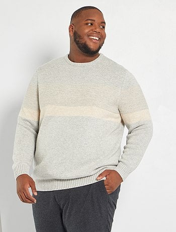 Rebajas jerséis y cardigans hombre - Tallas grandes hombre | talla 5xl |  Kiabi