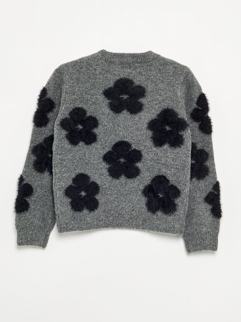 Jersey con animaciones all over Gris - Kiabi