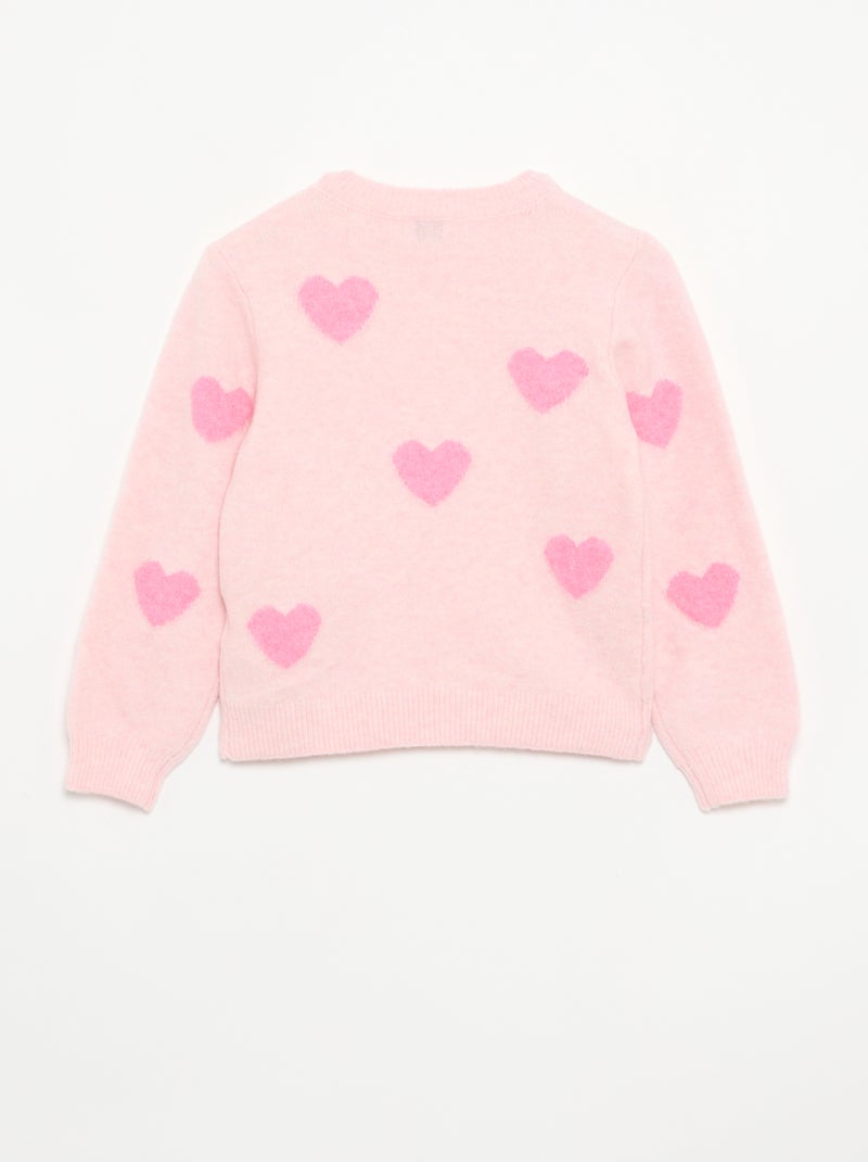 Jersey con animaciones all over Rosa - Kiabi