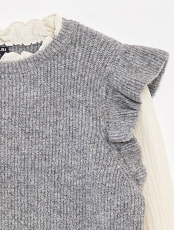 Jersey con blusa 2 en 1