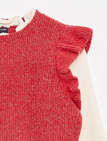 Jersey con blusa 2 en 1