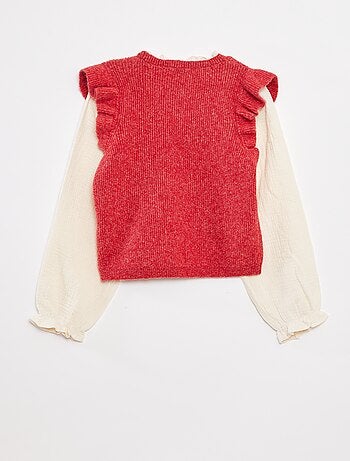Jersey con blusa 2 en 1