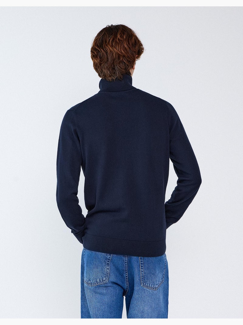 Jersey con cachemir, mo fashion Azul - Kiabi