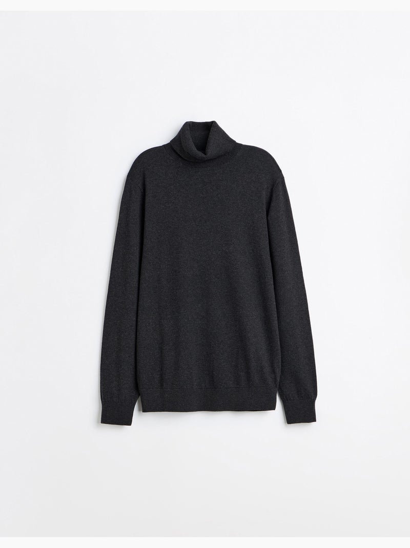 Jersey con cachemir, mo fashion Gris - Kiabi