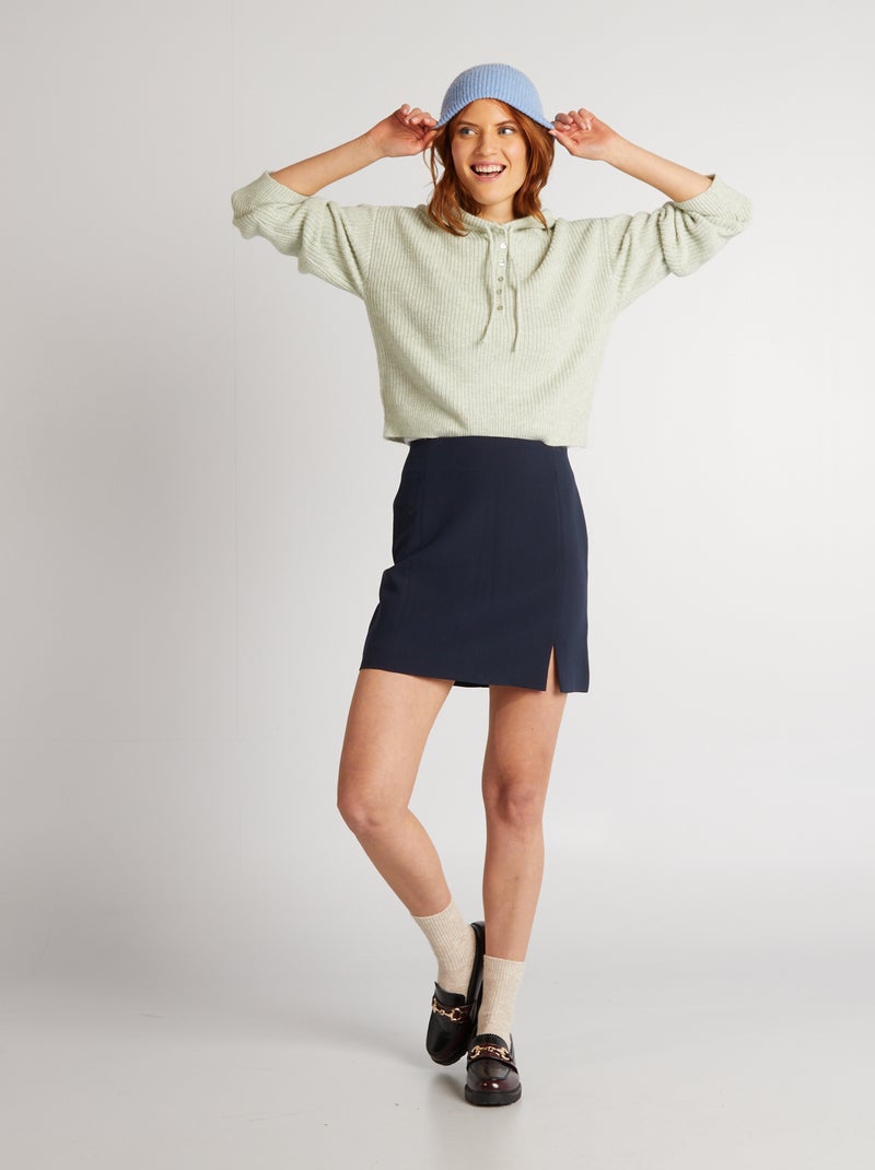 Jersey con capucha VERDE - Kiabi