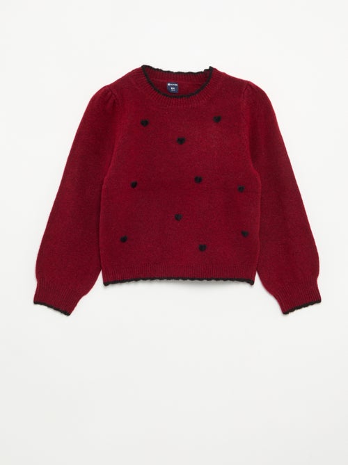 Jersey con 'Corazones' delante - Kiabi