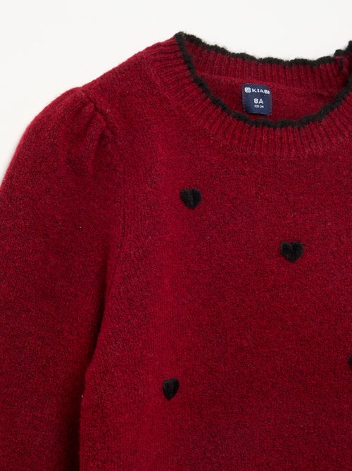 Jersey con 'Corazones' delante - Kiabi