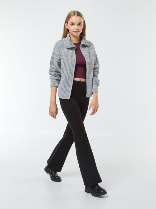 Jersey con cremallera en el cuello - Kiabi