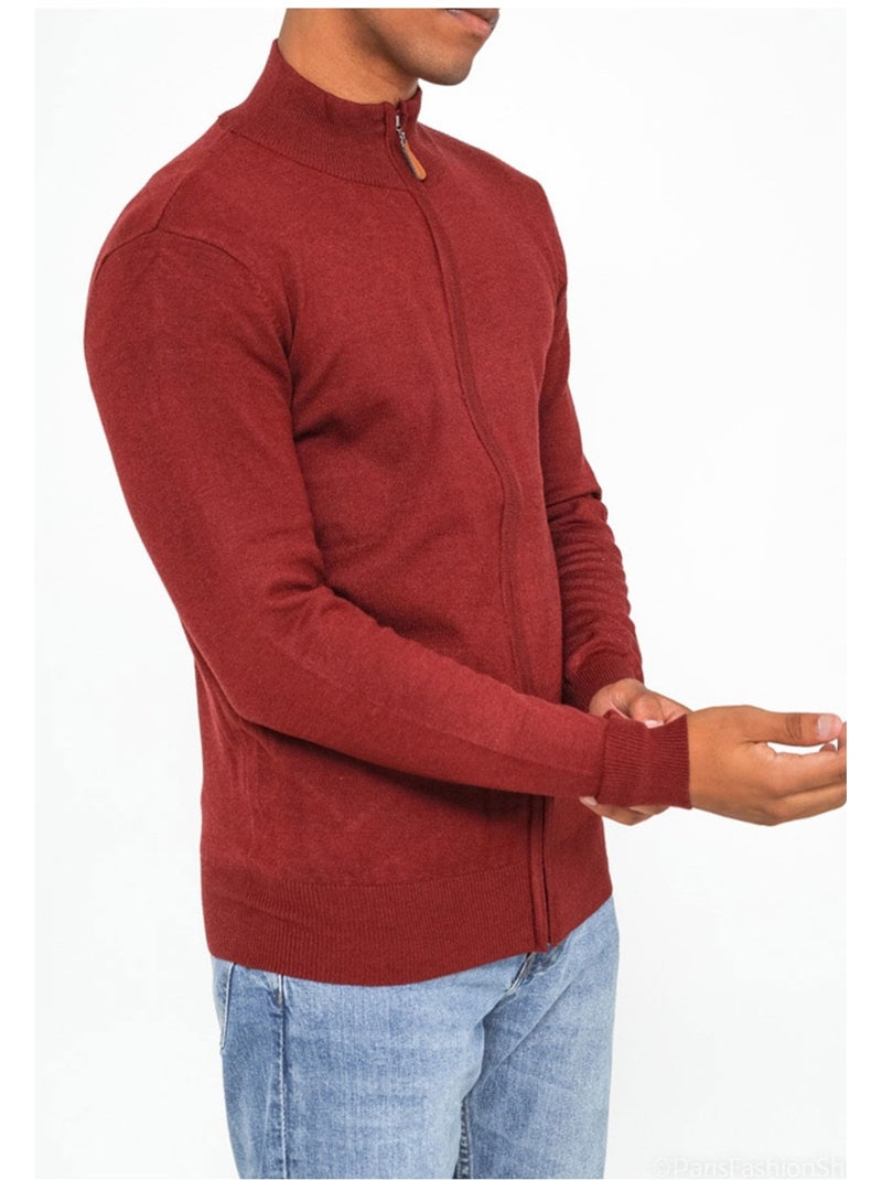 Jersey con cremallera Kebello Burdeos - Kiabi