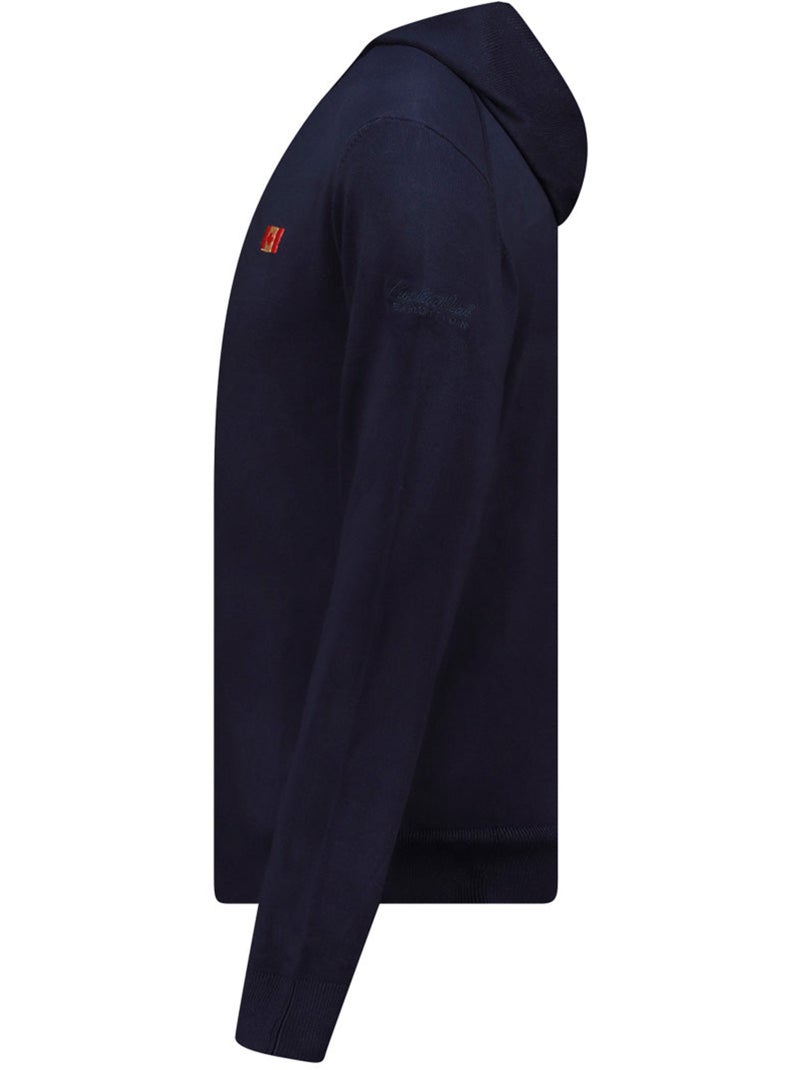 Jersey con cremallera y capucha felinoodeak – canadian peak Azul marino - Kiabi