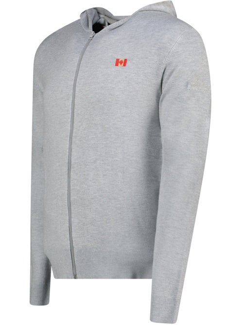 Jersey con cremallera y capucha felinoodeak – canadian peak - Kiabi Jersey con cremallera y capucha felinoodeak – canadian peak - Kiabi
