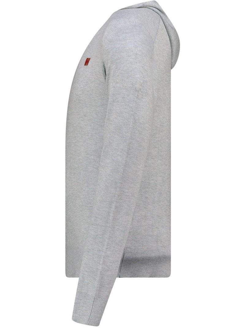 Jersey con cremallera y capucha felinoodeak – canadian peak Gris claro - Kiabi