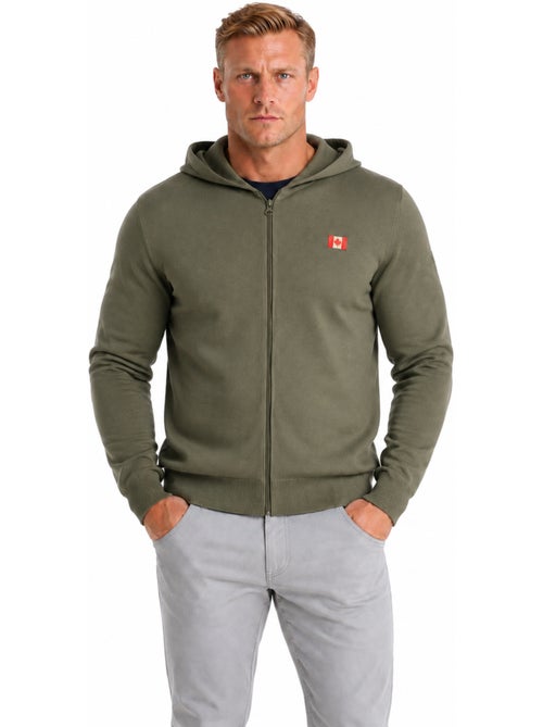 Jersey con cremallera y capucha felinoodeak – canadian peak - Kiabi Jersey con cremallera y capucha felinoodeak – canadian peak - Kiabi