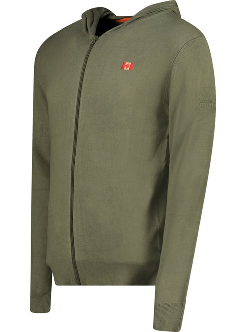 Jersey con cremallera y capucha felinoodeak – canadian peak - Kiabi Jersey con cremallera y capucha felinoodeak – canadian peak - Kiabi