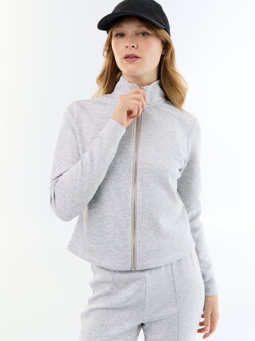 Jersey con cremallera y cuello alto - Kiabi Jersey con cremallera y cuello alto - Kiabi