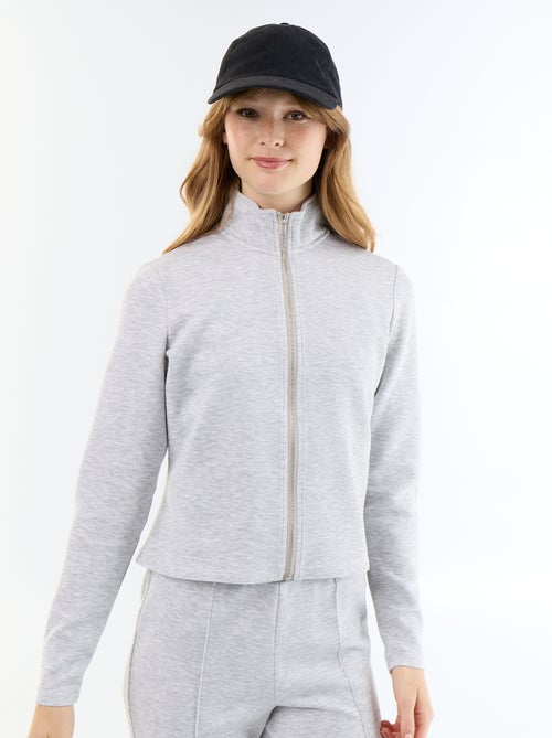 Jersey con cremallera y cuello alto - Kiabi Jersey con cremallera y cuello alto - Kiabi