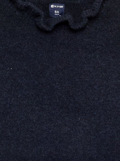 Jersey con cuello alto ondulado - Kiabi