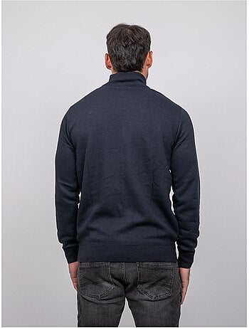 Jersey con cuello alto y cremallera larko