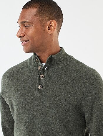 Jersey con cuello chimenea