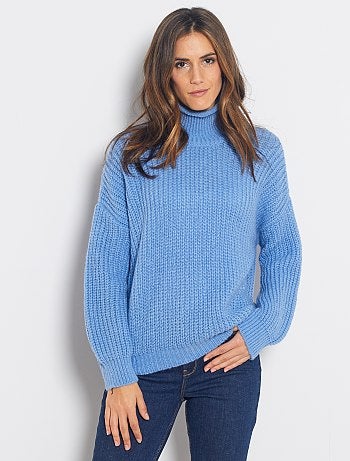 Jersey con cuello chimenea - Kiabi