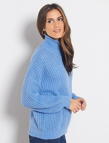 Jersey con cuello chimenea - Kiabi