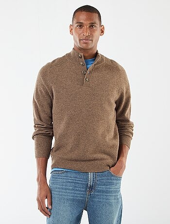 Jersey con cuello chimenea