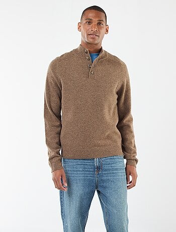 Jersey con cuello chimenea