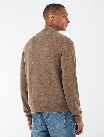 Jersey con cuello chimenea