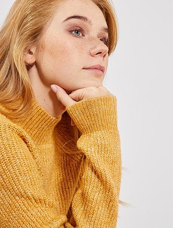 Jersey con cuello chimenea 'eco-concepción' - Kiabi