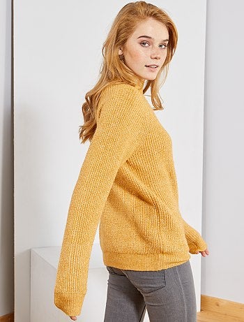 Jersey con cuello chimenea 'eco-concepción' - Kiabi