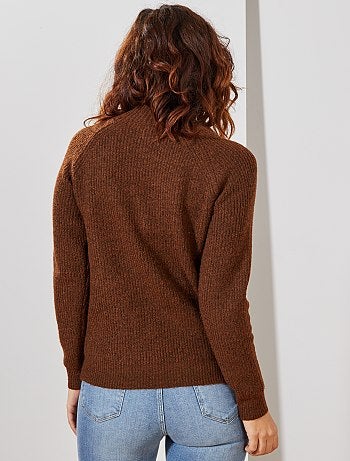 Jersey con cuello chimenea 'eco-concepción' - Kiabi