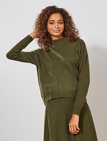 Jersey con cuello chimenea - Kiabi