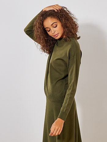 Jersey con cuello chimenea - Kiabi