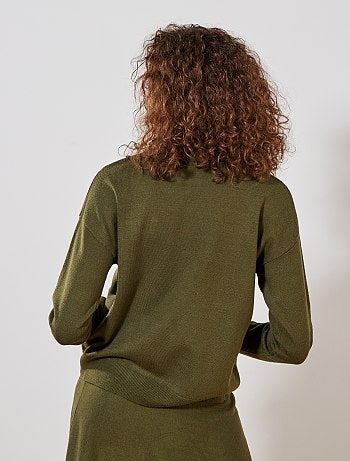 Jersey con cuello chimenea - Kiabi