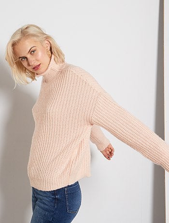 Jersey con cuello chimenea - Kiabi