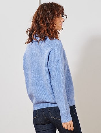 Jersey con cuello de cremallera - Kiabi