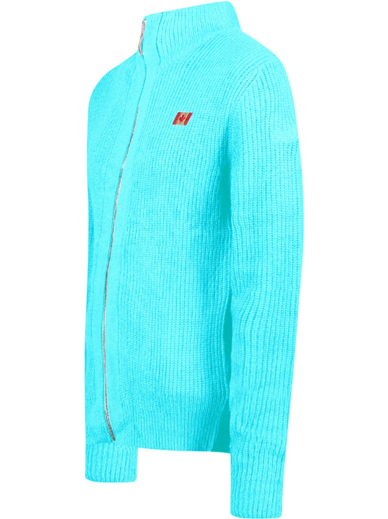 Jersey con cuello de cremallera flexibleak – canadian peak Azul cielo - Kiabi