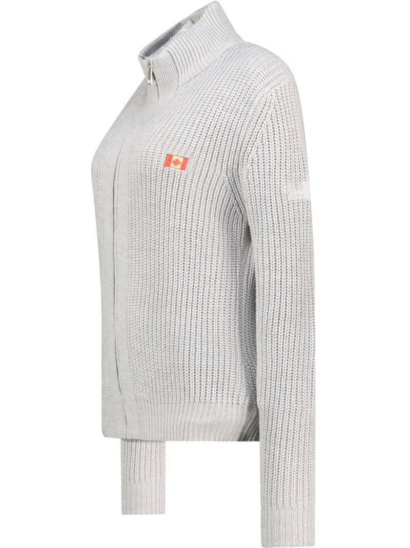 Jersey con cuello de cremallera flexibleak – canadian peak Gris claro - Kiabi