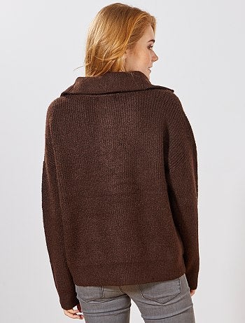 Jersey con cuello de cremallera - Kiabi