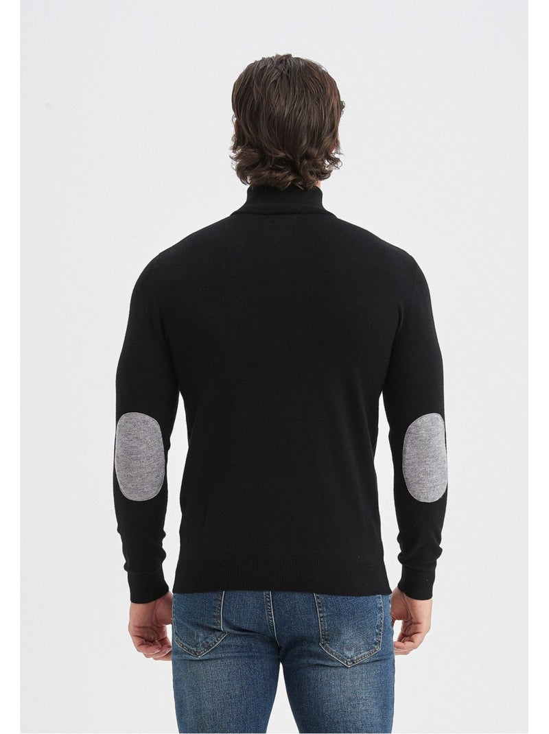 Jersey con cuello de embudo Kebello Negro Negro - Kiabi