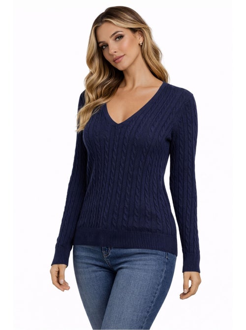 Jersey con cuello de pico Kebello - Kiabi