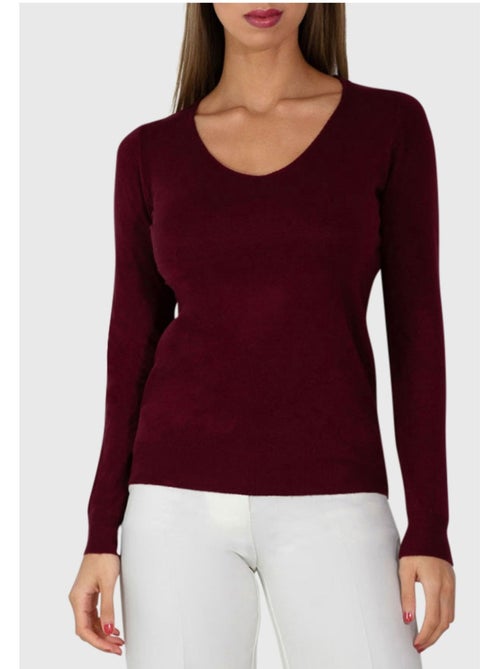 Jersey con cuello de pico Kebello - Kiabi