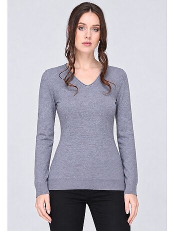 Jersey con cuello de pico kebello